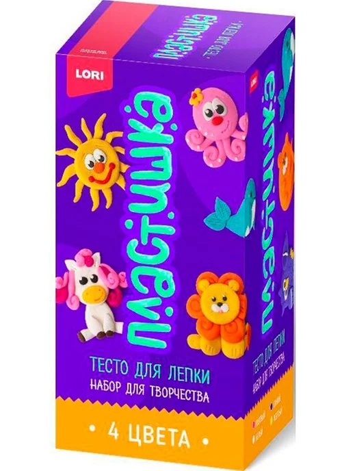 lori Тесто для лепки 18 цветов Пластишка, вариант