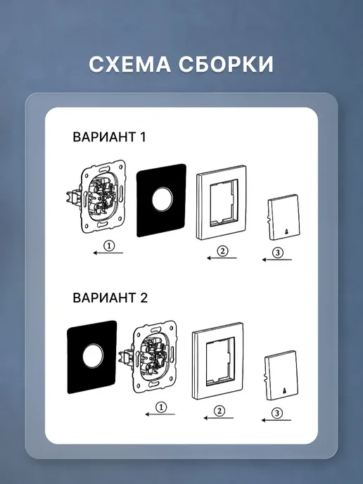 duwi Рамка для выключателя черная бронза, черный, фото 2