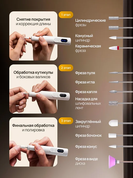 slimberg Аппараты для маникюра и педикюра профессиональные, голубой, фото 7