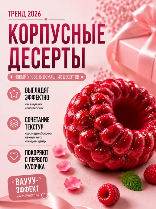 Sweetingridients Силиконовая форма для муссовых пирожных и десертов малина, белый, фото 2
