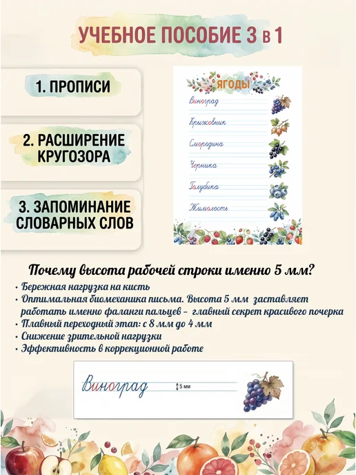 Словарные слова. Прописи "Подснежник". Глотова, вариант, фото 5
