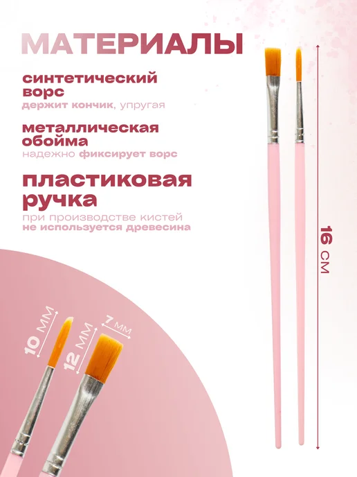 Набор кисточек для рисования 20 шт, 20 шт, фото 2