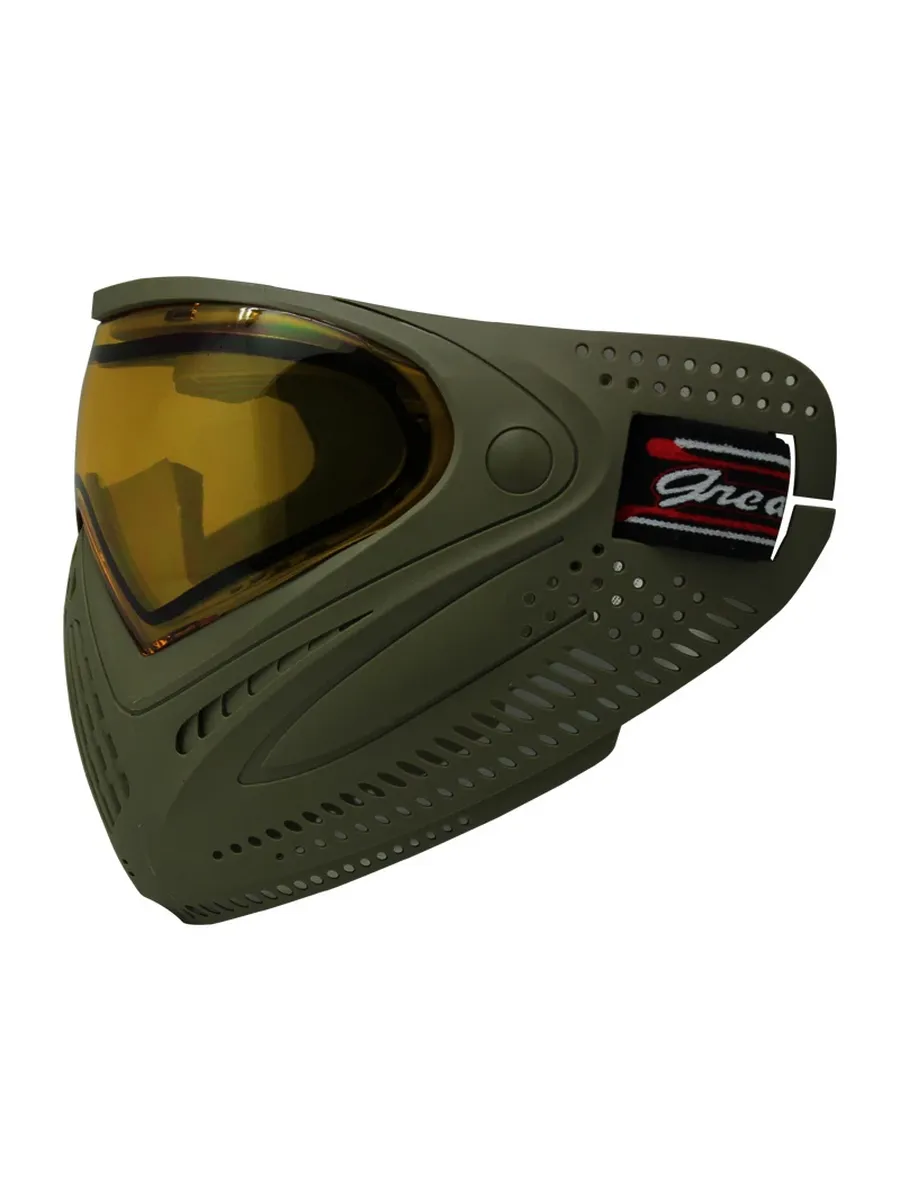 Пейнтбольная маска Spunky DYE I4 Olive Yellow