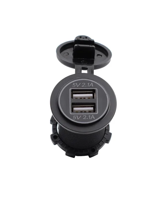 CNMAWAY Двойной USB разъем 5V 2.1A, черного цвета, черный, фото 5