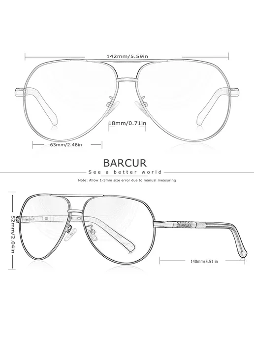 Barcur Солнцезащитные очки, Silver Gray, серебристый, фото 4