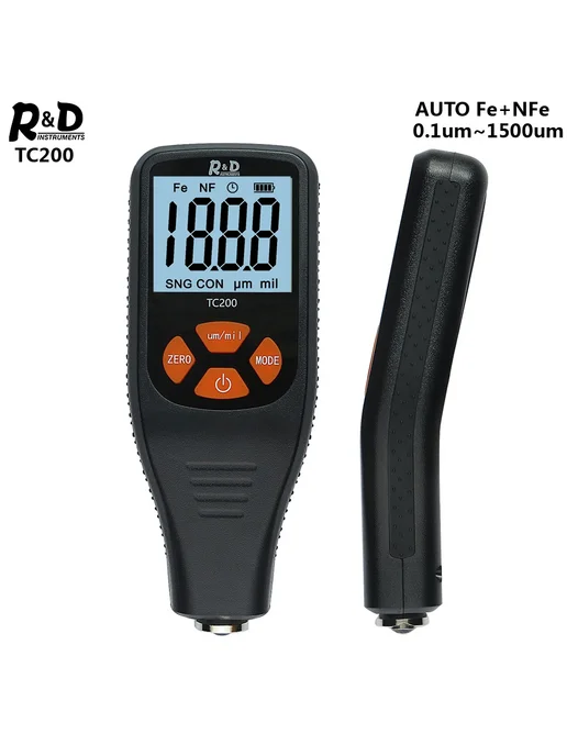R&D INSTRUMENTS R&D TC200 Толщиномер покрытия, Black, черный, фото 2