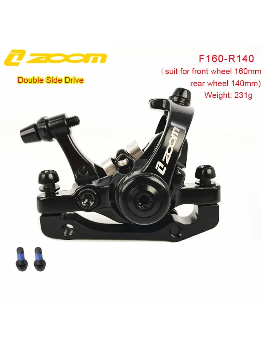 ZOOM DB-680 черные механические дисковые тормоза Front Brake