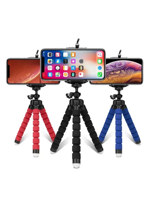 VeFly Черный штатив для телефона с Bluetooth пультом, черный, фото 4