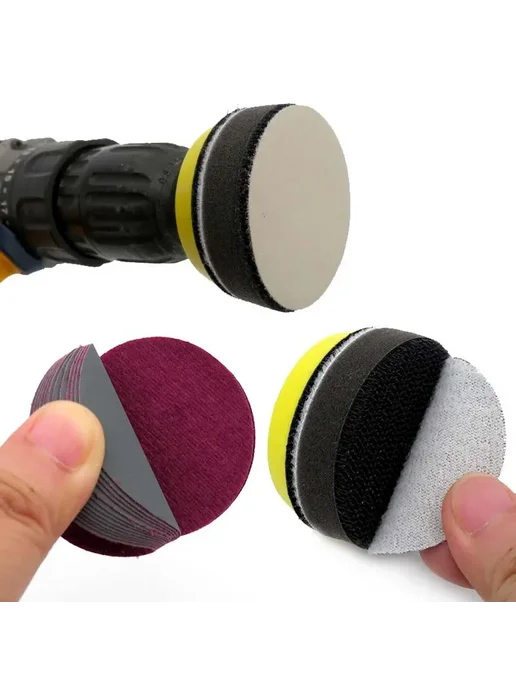 VIBRATITE Набор наждачной бумаги 2 дюйма, абразивные частицы, вариант, фото 3