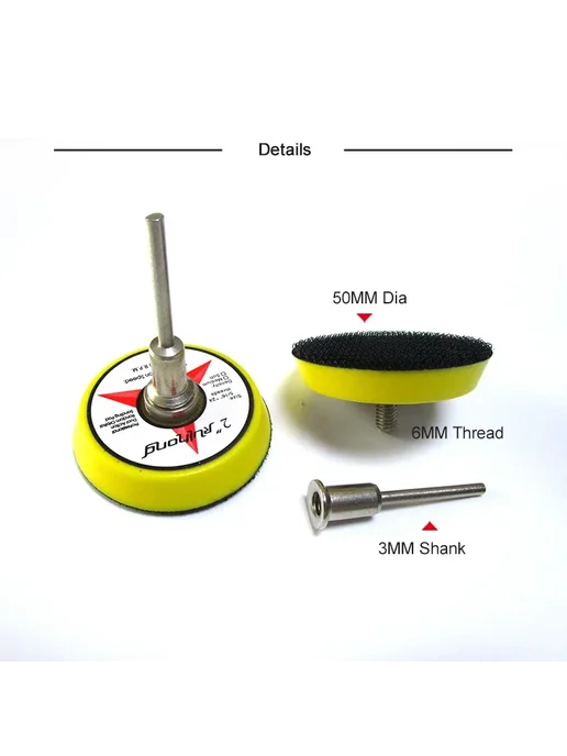VIBRATITE Набор наждачной бумаги 2 дюйма, абразивные частицы, вариант, фото 5