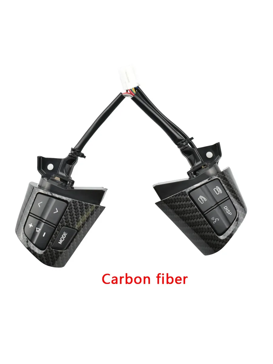 Кнопки переключателей руля Carbon fiber Toyota Corolla Wish