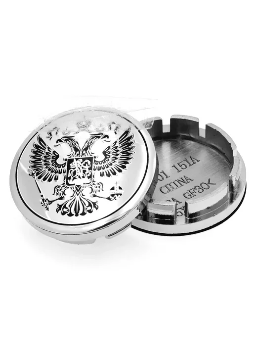 NAPOKIT Комплект из 4 колпаков на колесные диски 56 мм с логотипом S, вариант, фото 3