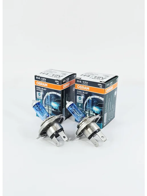Osram Лампа 12V H4 60 55W P43t +150% 4050K бокс (2шт.) Night Brea, 55 Вт, фото 2