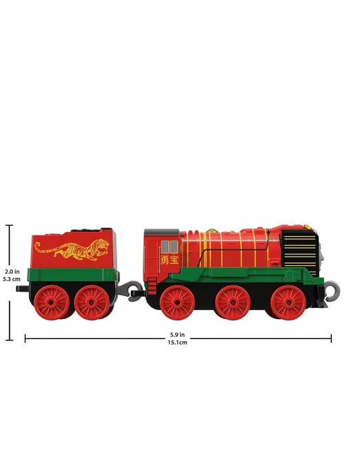 Fisher price Thomas & Friends Metal Engine Yong Bao Йонг Бао, красный, фото 2