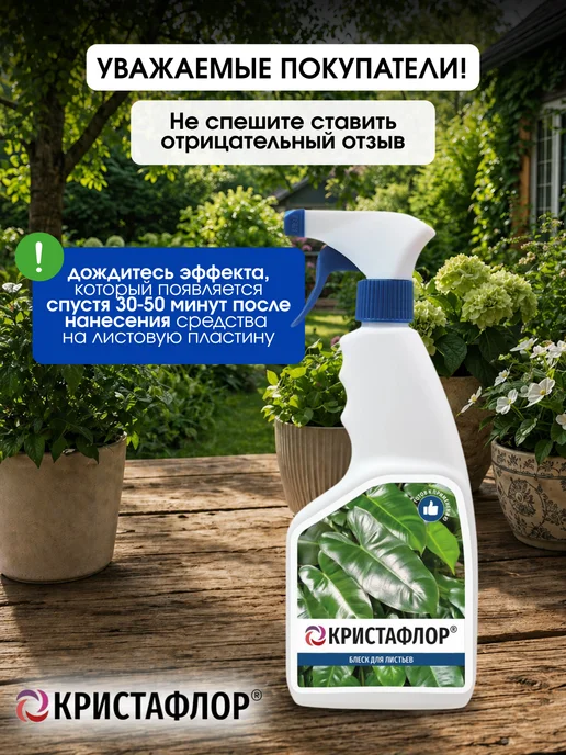 Кристафлор Блеск для листьев, вариант, фото 2