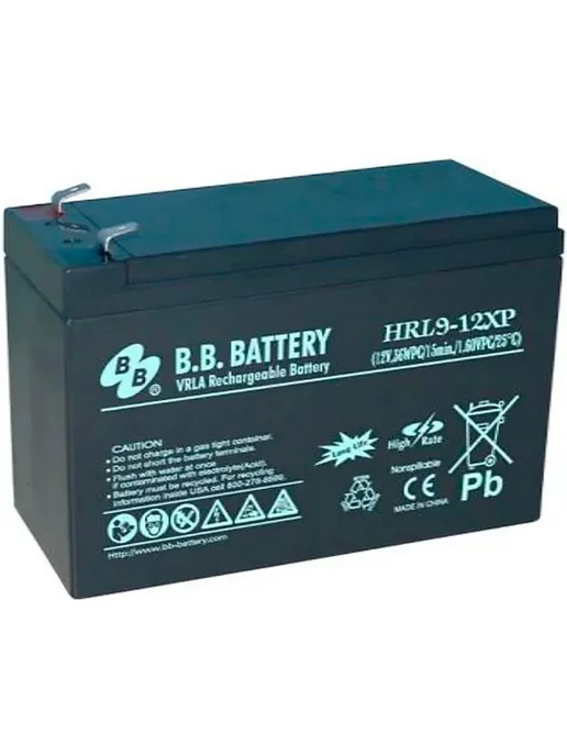 BB Аккумулятор для ИБП HRL 9-12XP 12В 9Ач, вариант