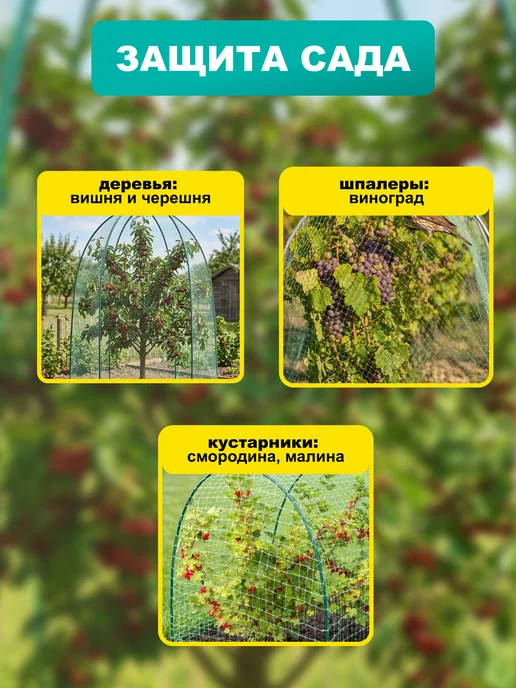 FERMARIUS Сетка садовая от птиц, защитная для клубники, вариант, фото 5