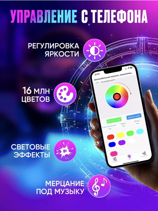 РИЛИ Звездное небо в машину 400 звезд, вариант, фото 4