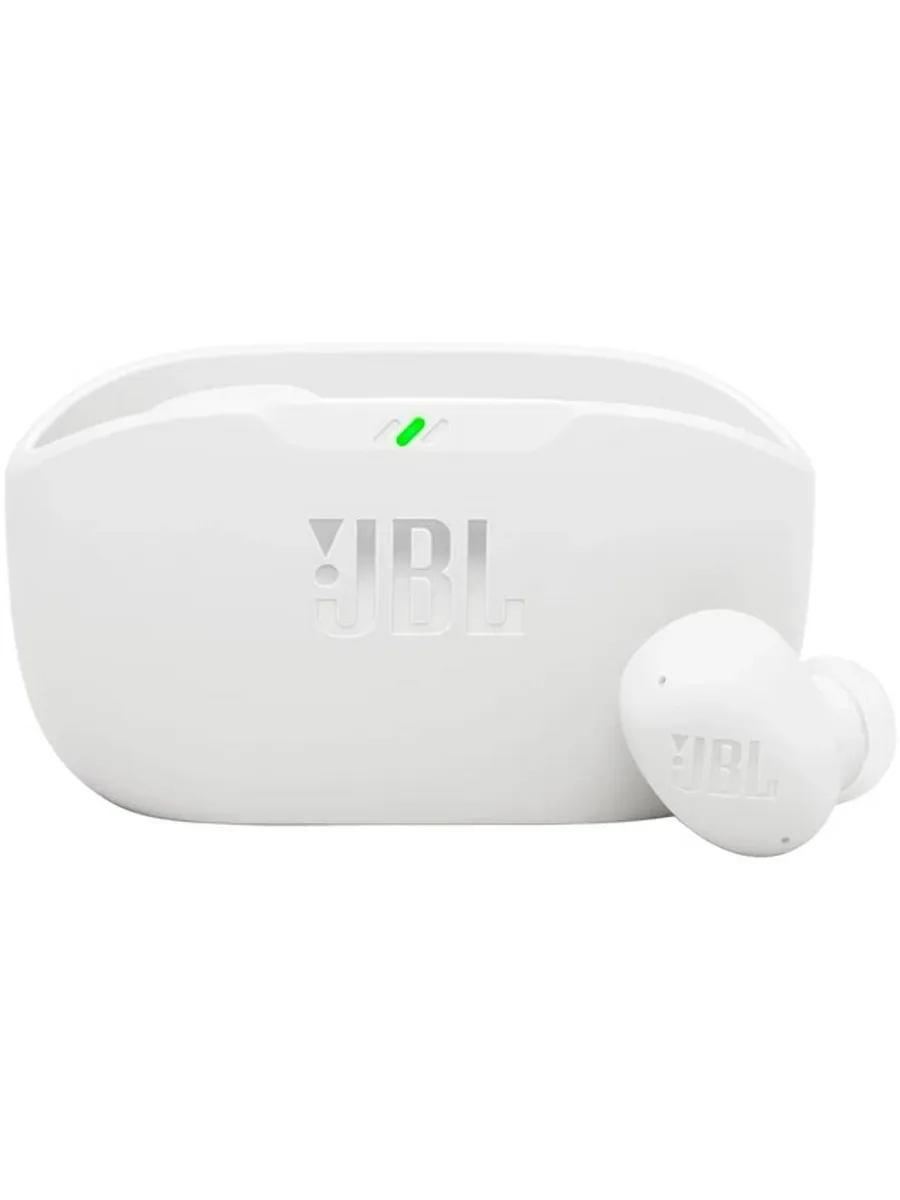 JBL Наушники беспороводные Wave Buds 2 белый в ушной раковине