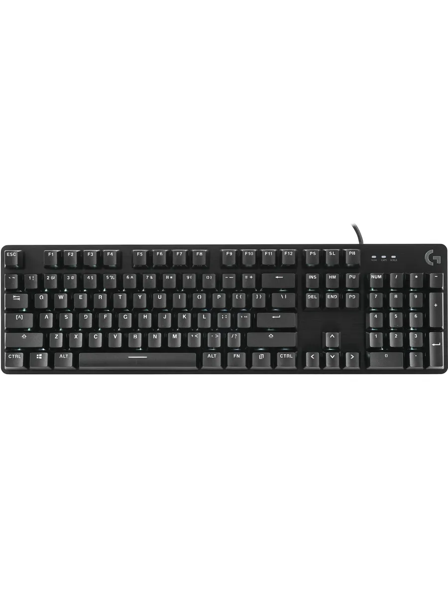 LOGITECH Клавиатура проводная G412 SE механическая черный USB for