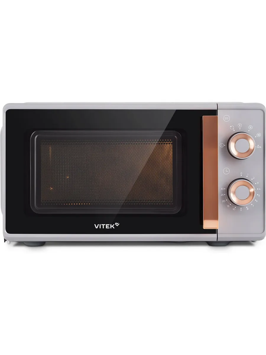 VITEK Микроволновая печь VT-MW1920 20л. 700Вт серый золотистый
