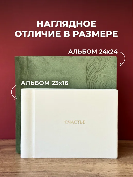 MAlbums Бархатный фотоальбом семейный маленький, голубой, фото 4