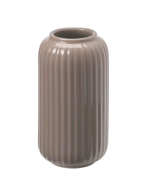IKEA Ваза - STILREN, керамика, серо-бежевая, 12 см, 1 шт, 1 шт, фото 2