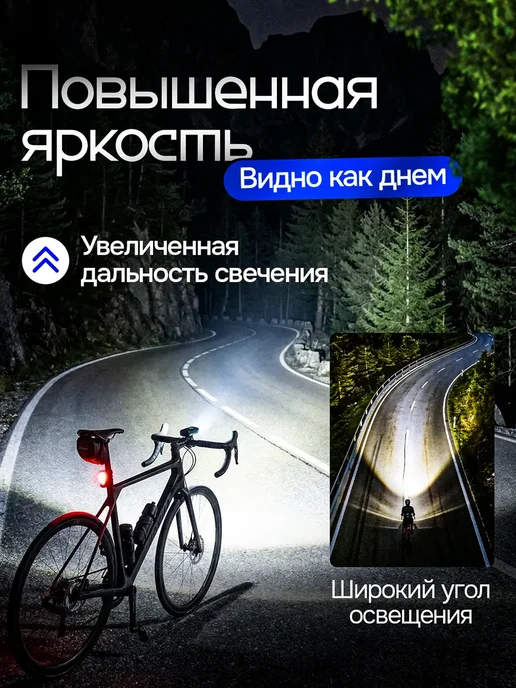 TRUSPIRE Умный задний фонарь на велосипед со стоп сигналом, вариант, фото 3