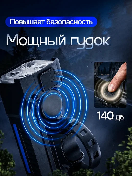 TRUSPIRE Умный задний фонарь на велосипед со стоп сигналом, вариант, фото 5