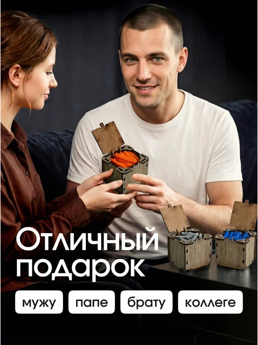 Микс. Конструкционные саморезы в коробке 5х100мм 30 шт, 30 шт, фото 4