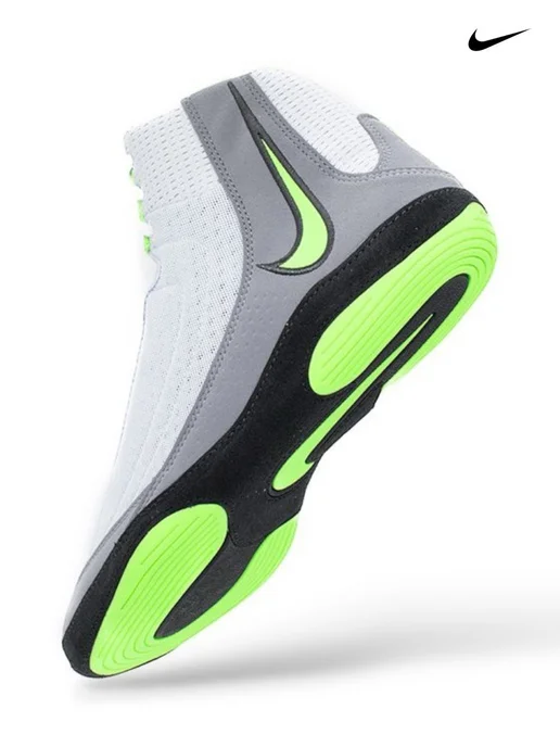Борцовки для борьбы Боксерки Nike Inflict 4, белый, фото 3