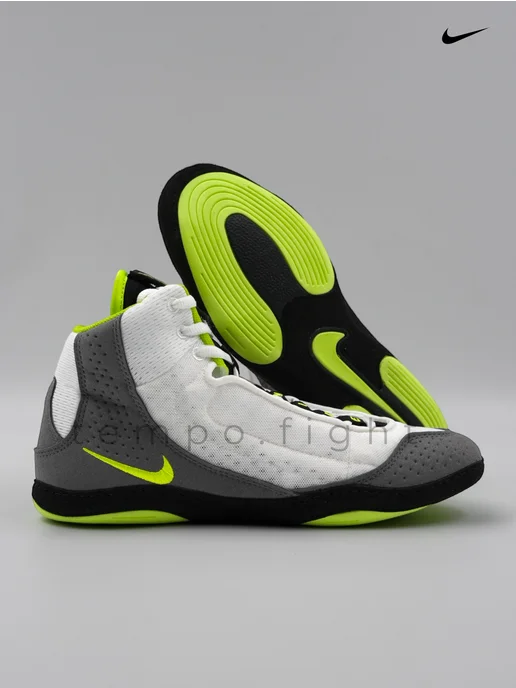 Борцовки для борьбы Боксерки Nike Inflict 4, белый, фото 4