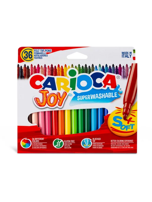 Carioca Сarioca JOY фломастеры классические 36 цветов, 36 цв.