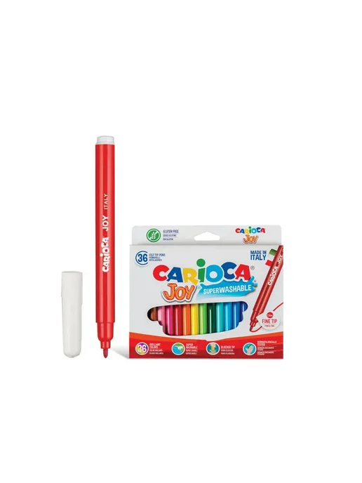 Carioca Сarioca JOY фломастеры классические 36 цветов, 36 цв., фото 2