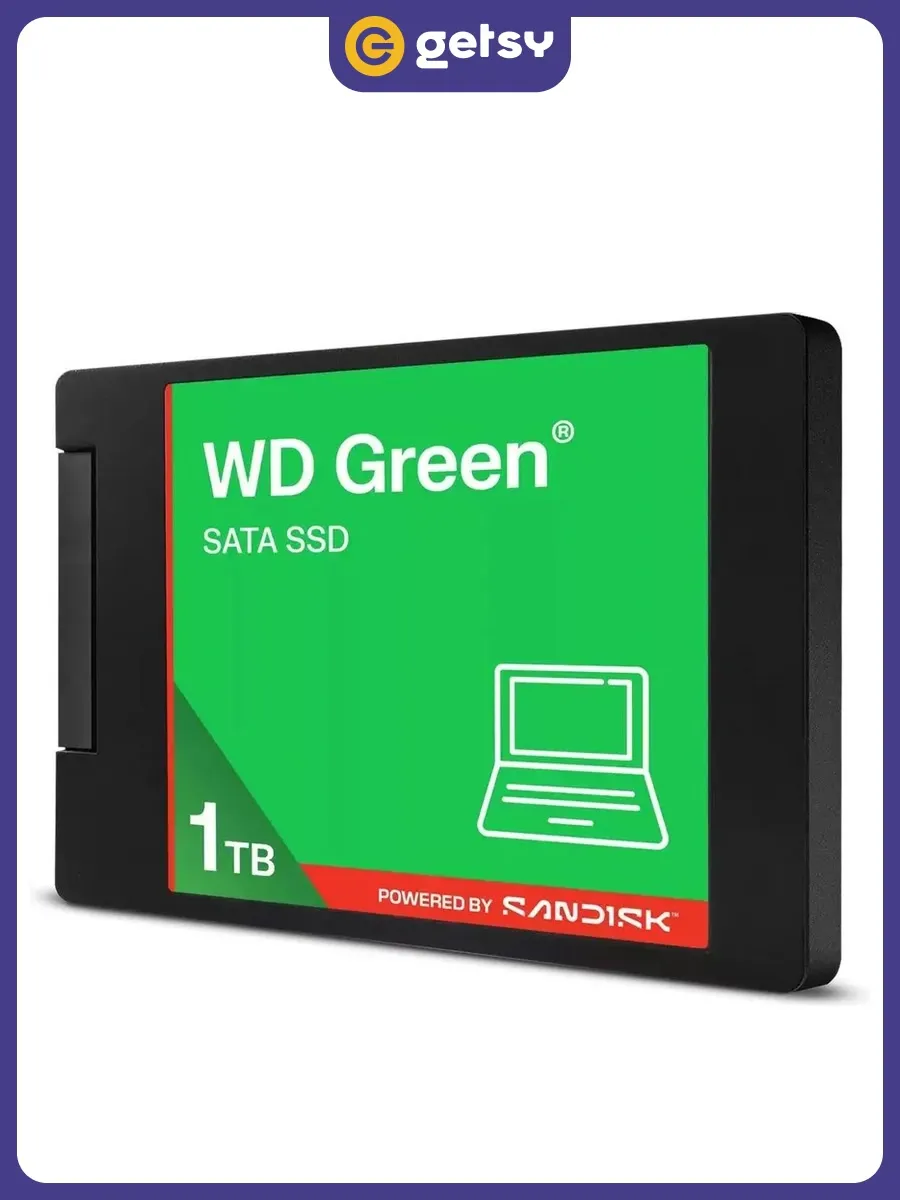 Внутренний SSD диск Green 1 ТБ, 2.5", SATA III (WDS100T5G0A)