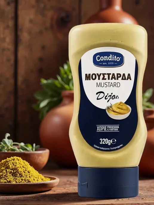 Condito Горчица дижонская 320 г, 320 г, фото 2