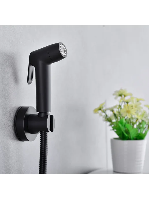 Нет бренда Держатель для душа Only Holder черный, черный, фото 2