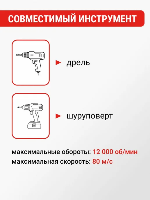 Rage Тарелка опорная для УШМ и дрели 125 мм 2 шт, 2 шт, фото 3