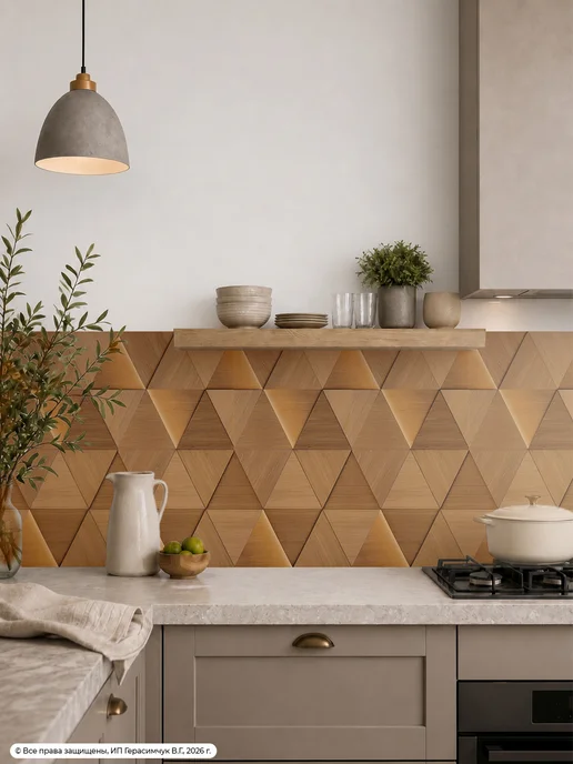AMODECOR Стеновые панели самоклеящиеся 60х30см плитка ПВХ 30шт, 30 шт, фото 3