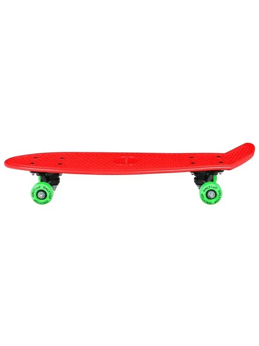 onlytop Пенниборд для начинающих 56×15 см красный, 56x15 см, фото 3