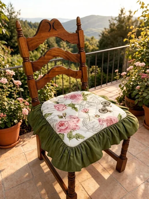 Подушка на стул, вариант, фото 5