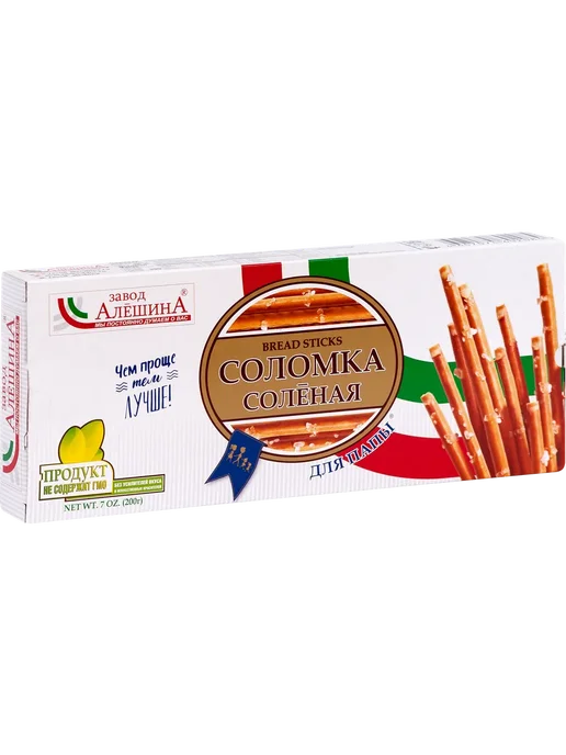 ЗАВОД АЛЕШИНА Соломка для папы соленая 3 кг, 200 г, фото 2