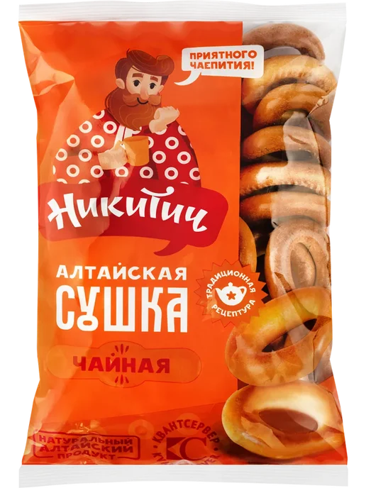 Сушки НИКИТИЧ Алтайская Чайная, 300г, 300 г