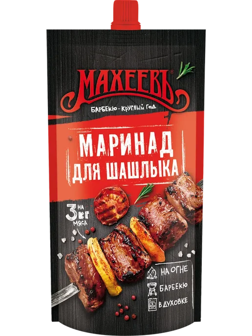 Маринад для шашлыка МАХЕЕВЪ Традиционный, 300г, 300 г