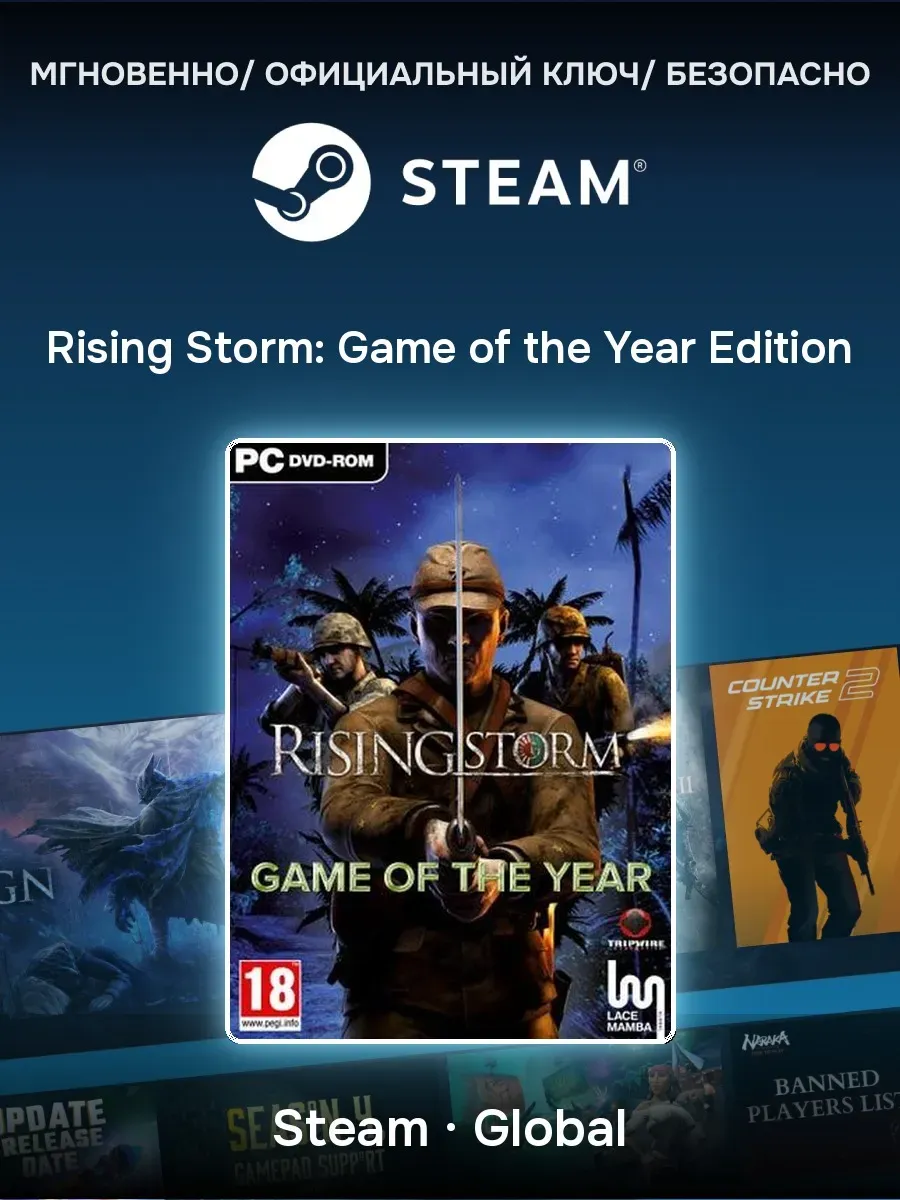 Ключ активации Steam Rising Storm: Game of the Year Edition