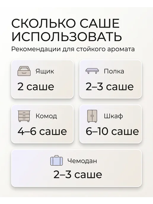 Arti.Kati Саше для белья в шкаф, белый, фото 4