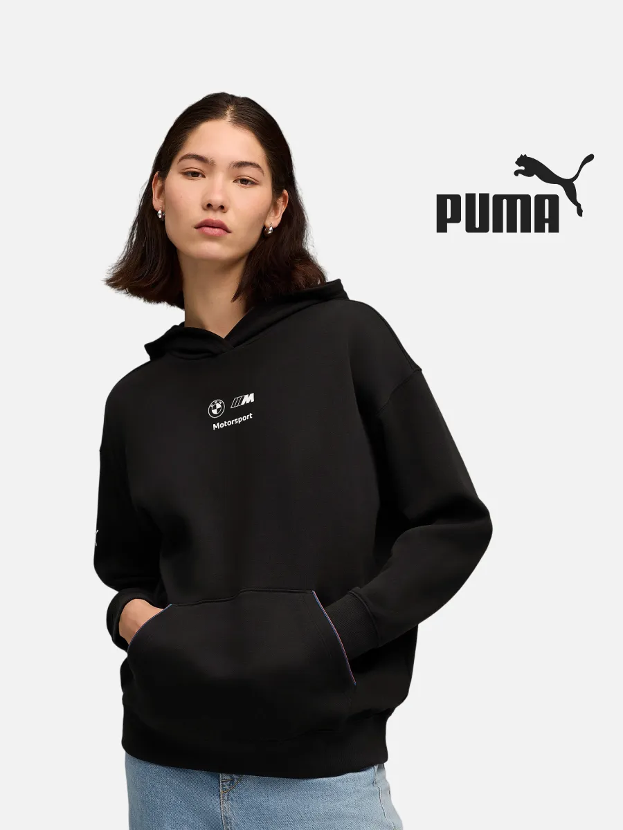 Худи оверсайз без начеса BMW MMS ESS+ HOODIE FLEECE