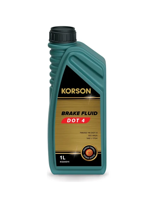KORSON моторные масла и жидкости Тормозная жидкость KORSON DOT 4 1 л KS30011, 1 л, фото 2