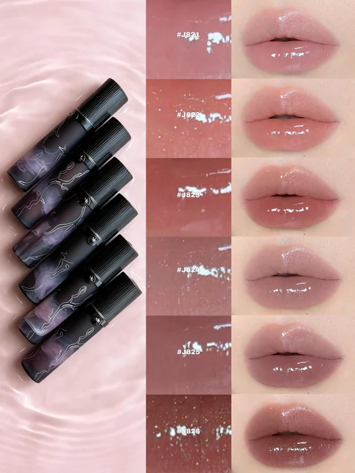 Girlcult Блеск для губ Peach Blossom Lip Gloss - #J821 Spring Water, вариант, фото 2