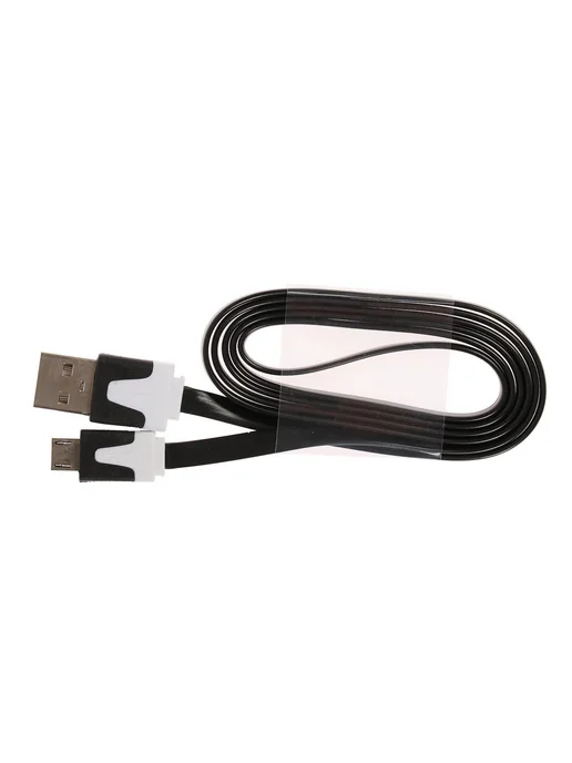 АВТОКОМПЛЕКТ Кабель Luazon, microUSB - USB, 1 А, 1 м, плос Аксессуары для, 1 м, фото 3